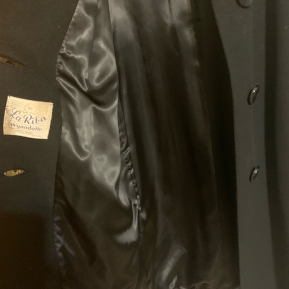 Vintage 50s wool coat - Picture 4 of 5